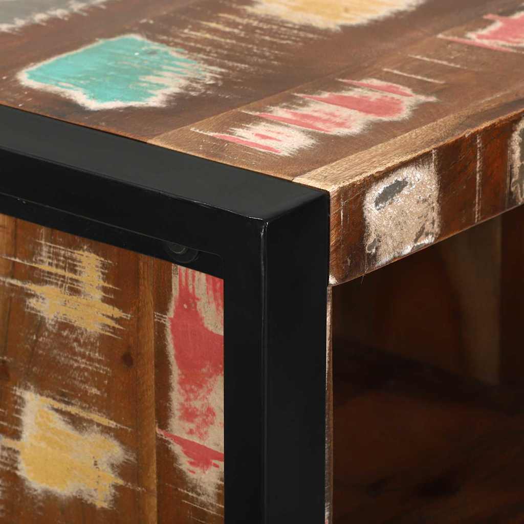 Dulap de Baie cu raft Maro 40 x 30 x 90 cm Lemn masiv recuperat GartenMobel Dekor