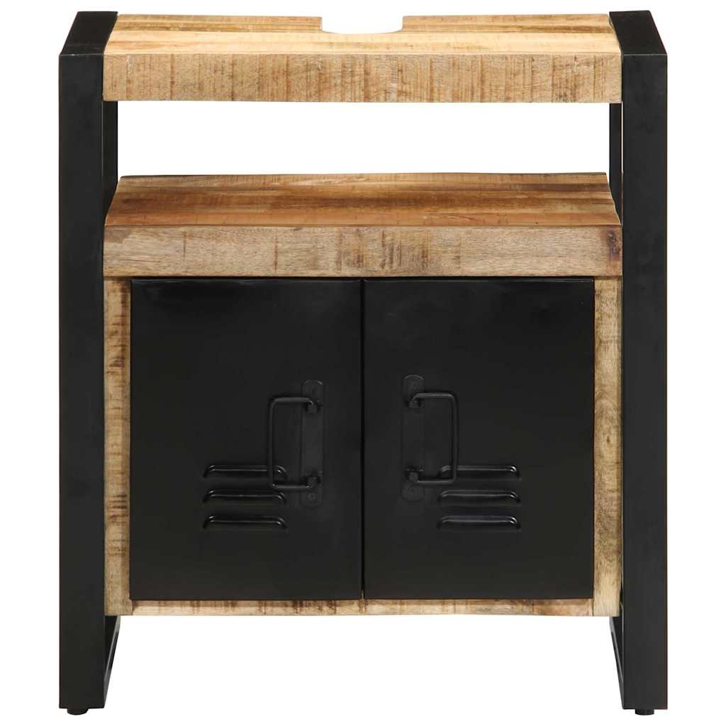 Dulap de Baie cu raft Maro 55 x 35 x 60 cm Lemn masiv de mango GartenMobel Dekor