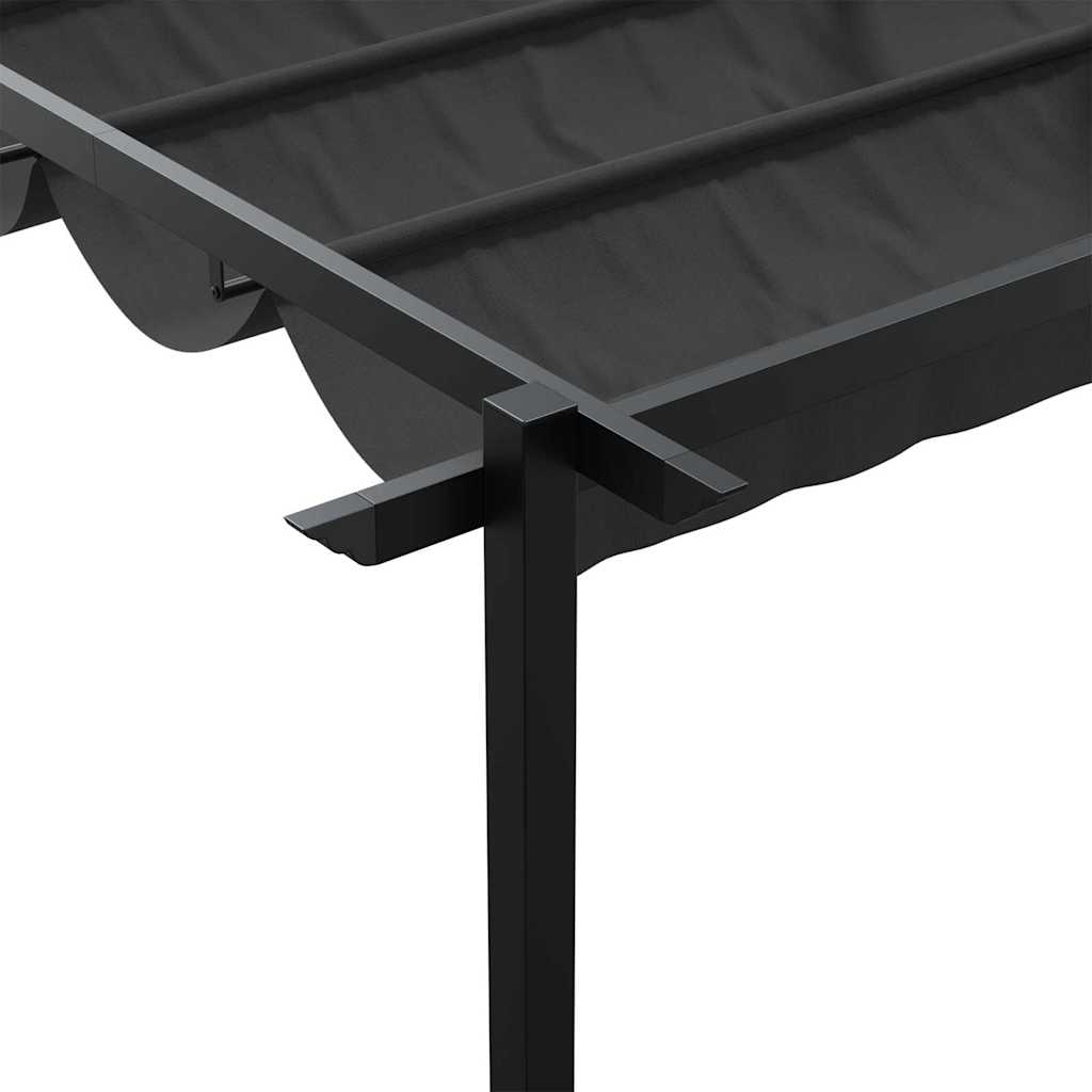 Foișor montat pe perete Antracit Oțel GartenMobel Dekor