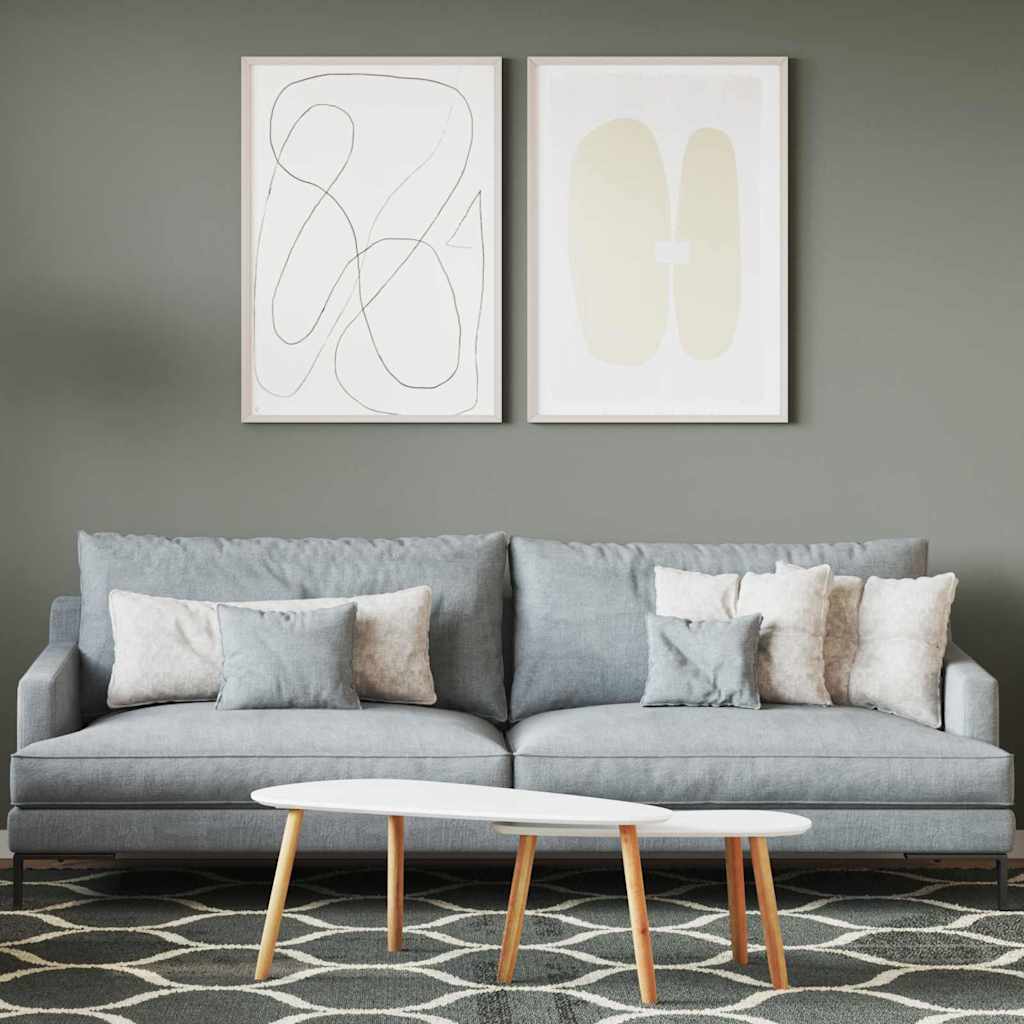 Vopsea de perete Gri 16,5 x 16,5 x 16 cm Print pe perete GartenMobel Dekor