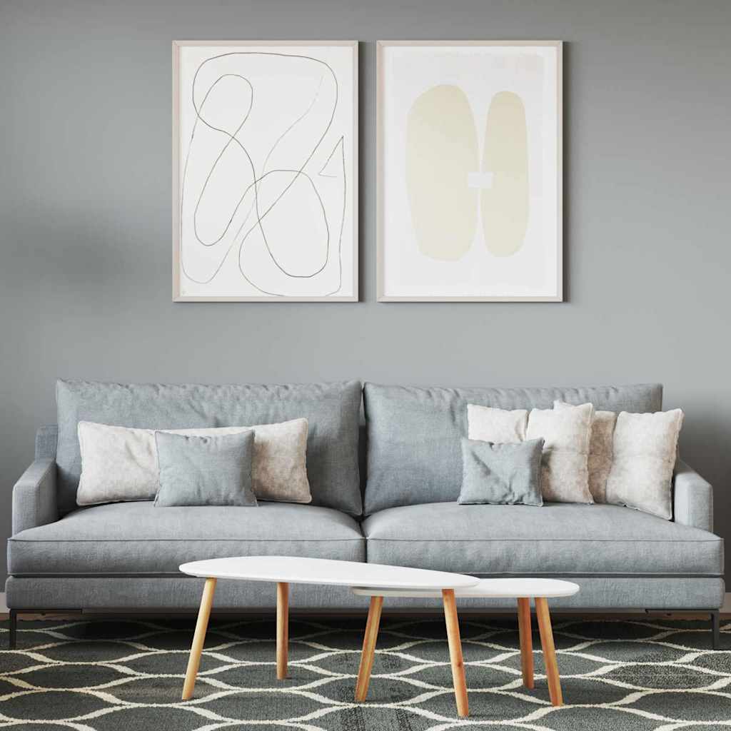 Vopsea de perete Gri 16,5 x 16,5 x 16 cm Print pe perete GartenMobel Dekor