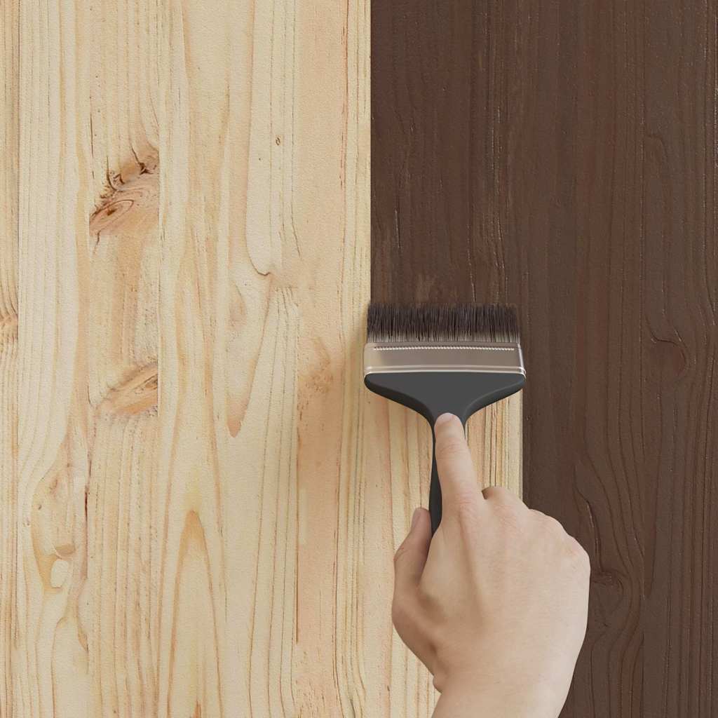 Vopsea pentru lemn Maro 16,5 x 16,5 x 16 cm Print pe perete GartenMobel Dekor