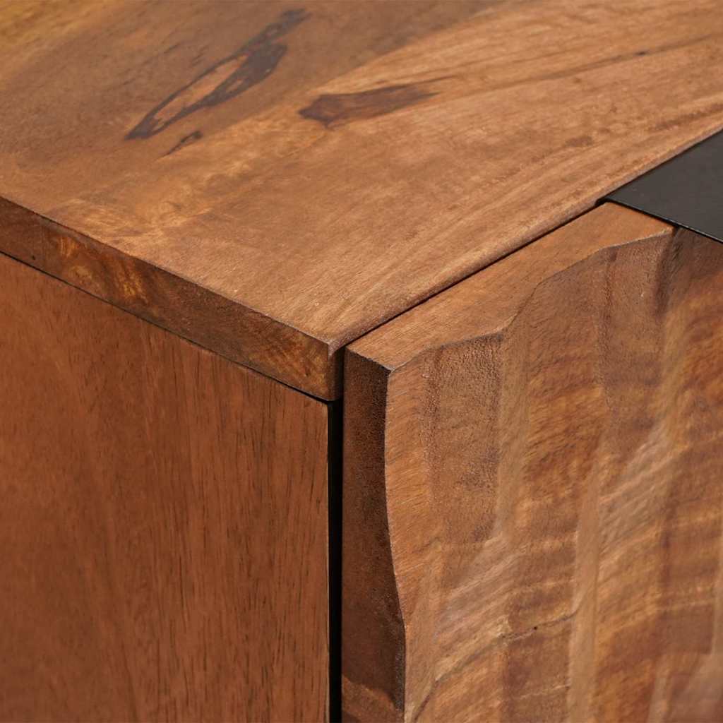Bufet Finisaj Acacia Maro 60 x 33,5 x 75 cm Lemn de mango solid GartenMobel Dekor