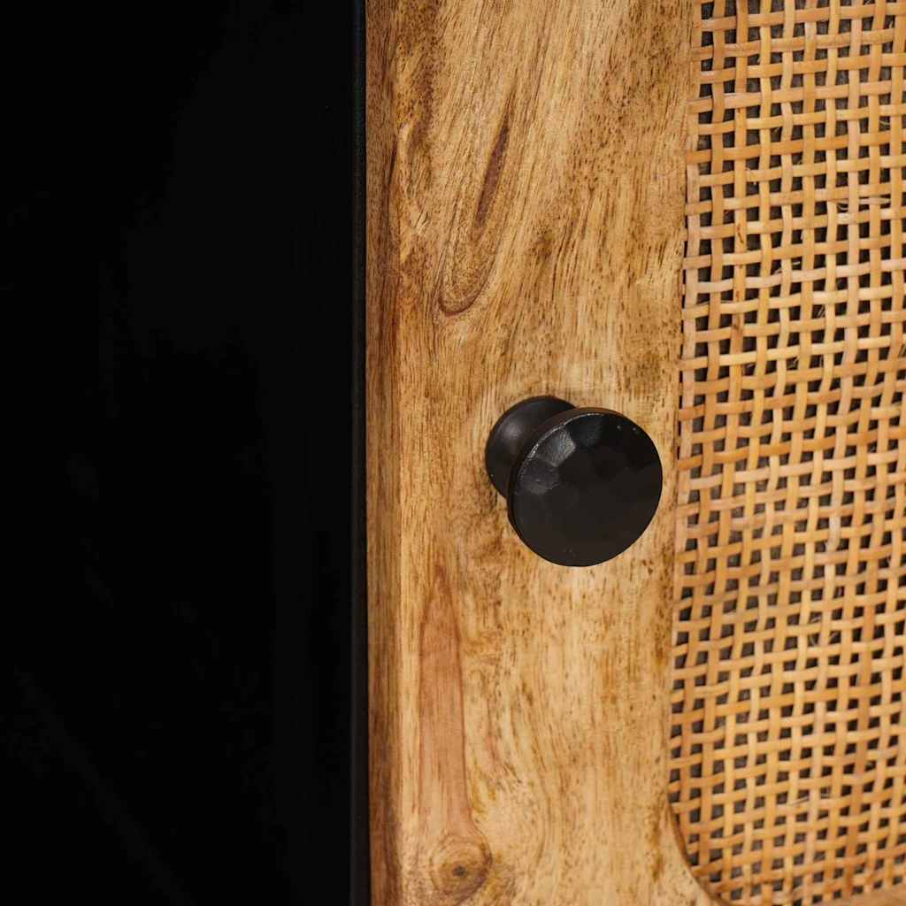 Masă de cafea natural 80 x 50 x 40 cm Lemn de mango solid GartenMobel Dekor