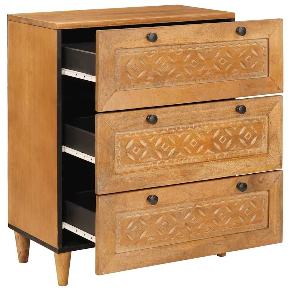 Bufet Maro deschis 60 x 33 x 75 cm Lemn masiv de mango GartenMobel Dekor