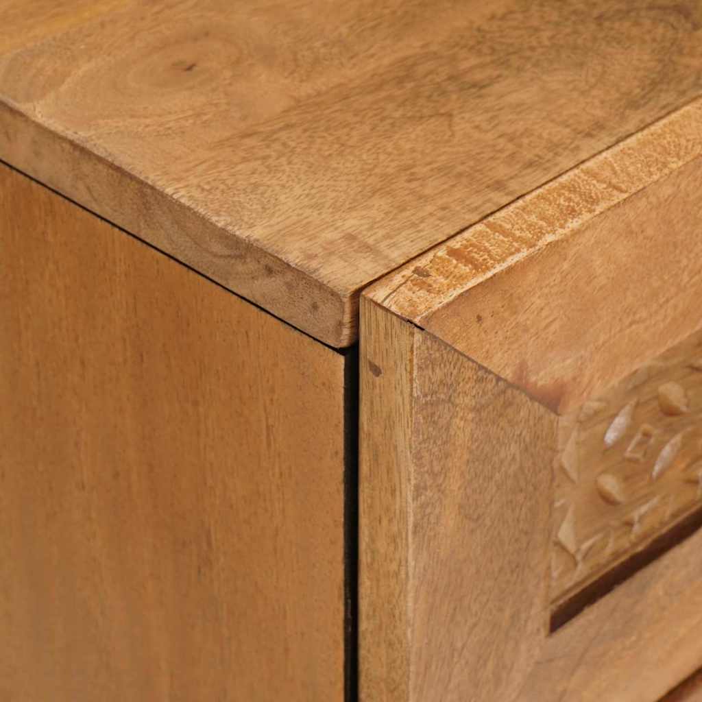 Dulap de noapte cu sertar cu ușă Maro deschis 50 x 33 x 60 cm GartenMobel Dekor