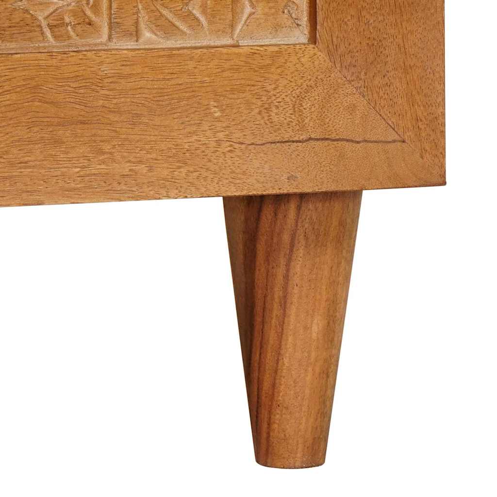 Masă de cafea Maro deschis 80 x 50 x 40 cm Lemn masiv de acacia GartenMobel Dekor