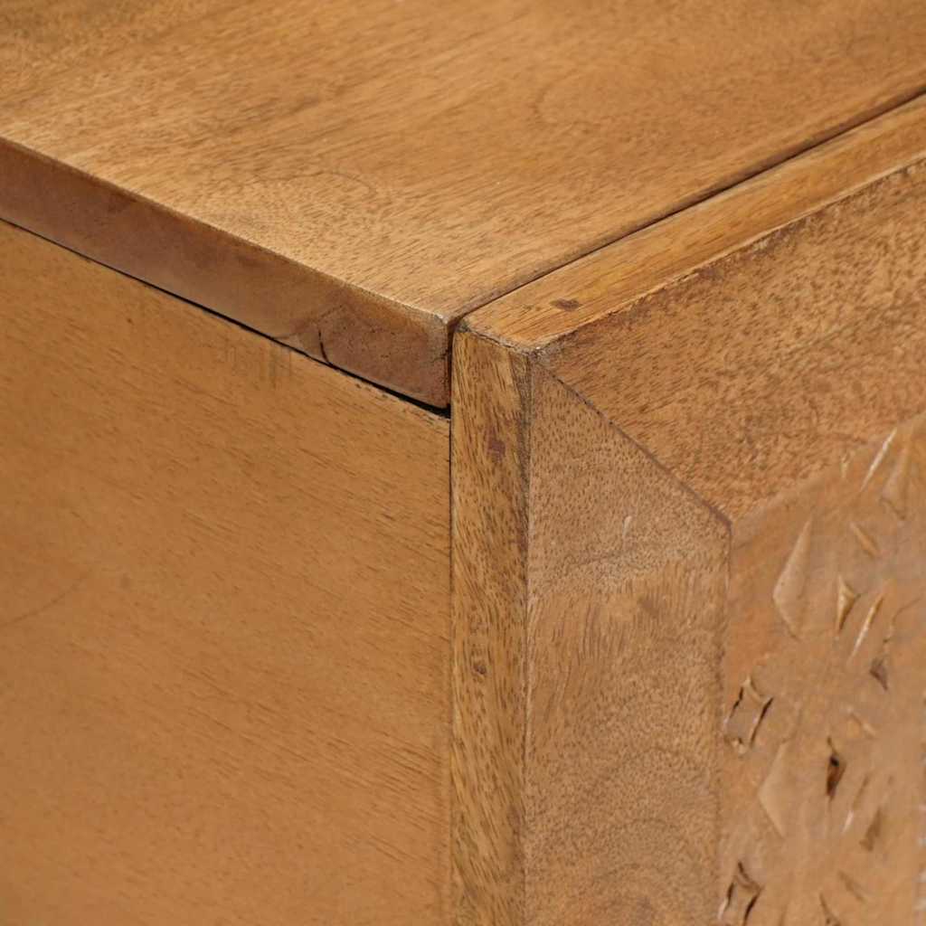 Masă de cafea cu raft cu ușă Maro deschis 100 x 54 x 40 cm GartenMobel Dekor