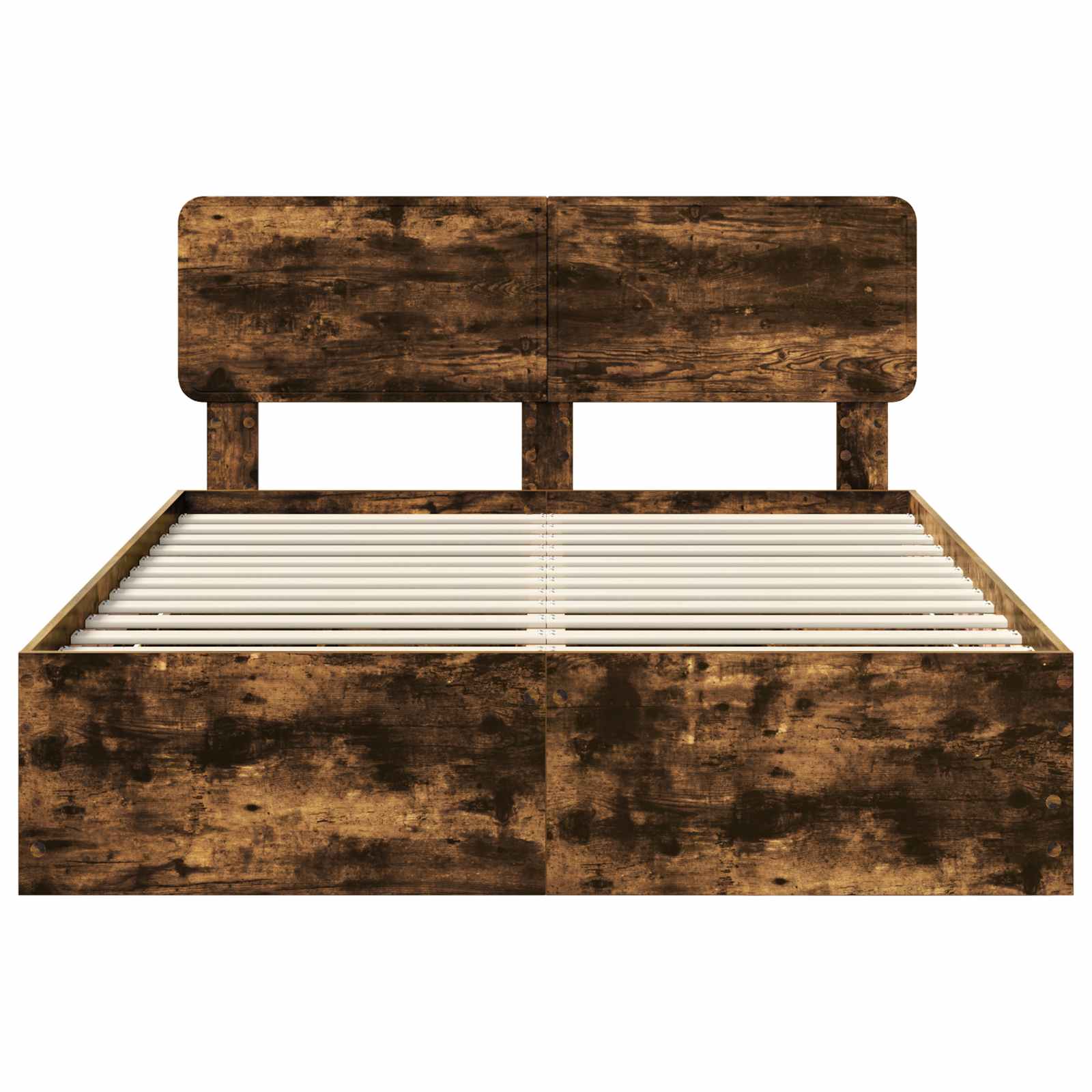 Cadru de pat Stejar fumuriu 140 x 190 cm Lemn Ingineresc GartenMobel Dekor