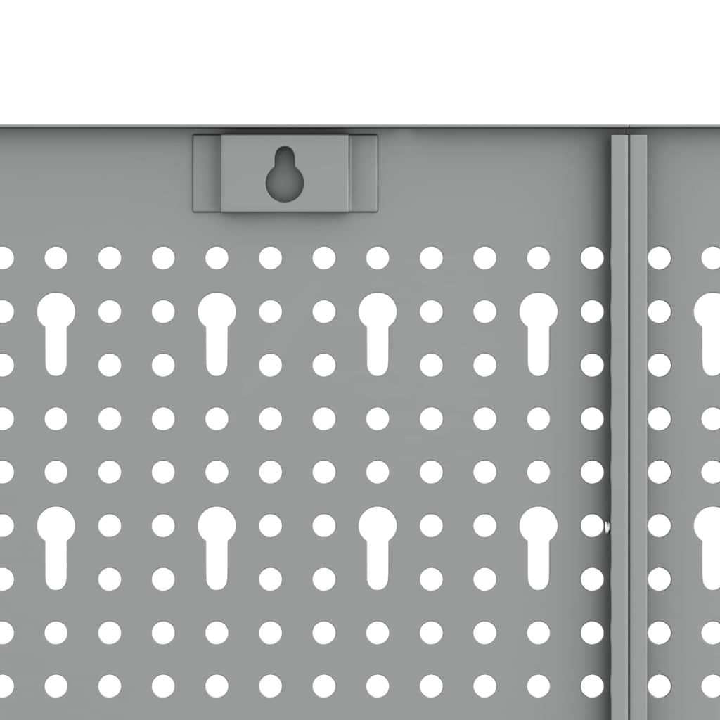 Bancă de depozitare 3 pcs Gri 150 x 1 x 80 cm GartenMobel Dekor