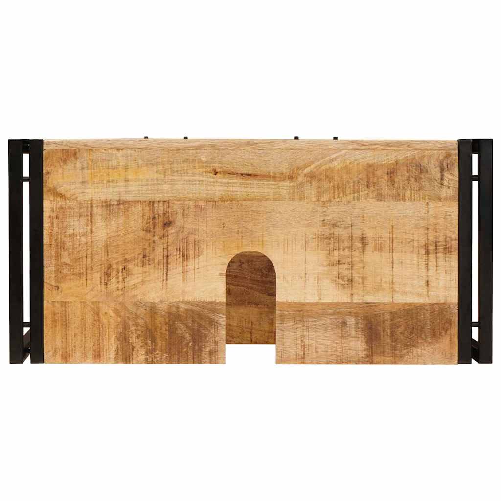 Dulap pentru chiuvetă de baie Lemn masiv de mango și fier GartenMobel Dekor