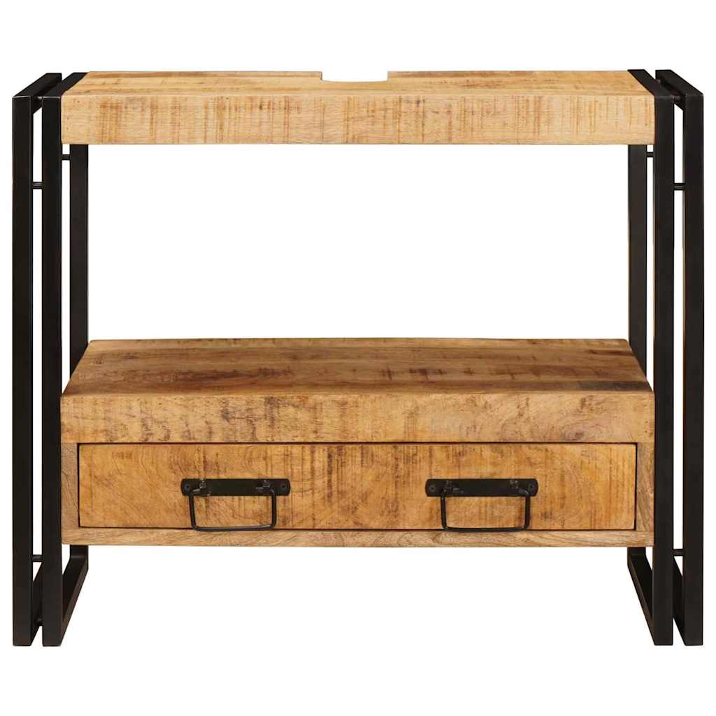 Dulap pentru chiuvetă de baie Lemn masiv de mango și fier GartenMobel Dekor