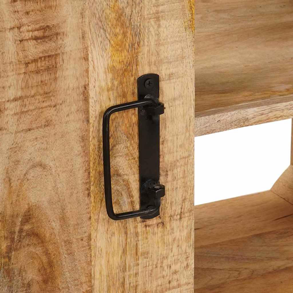 Dulap pentru chiuvetă de baie Lemn masiv de mango și fier GartenMobel Dekor