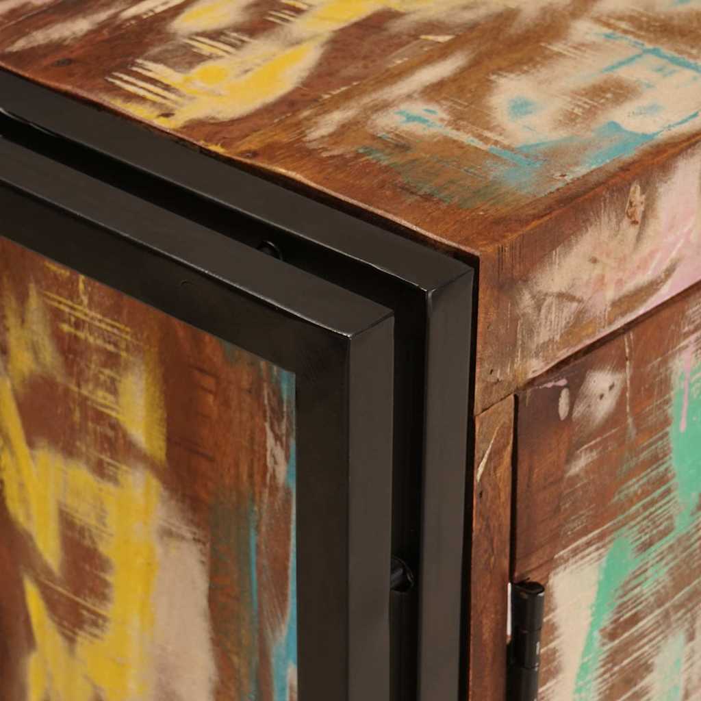 Dulap pentru chiuvetă de baie Lemn masiv recuperat și fier GartenMobel Dekor