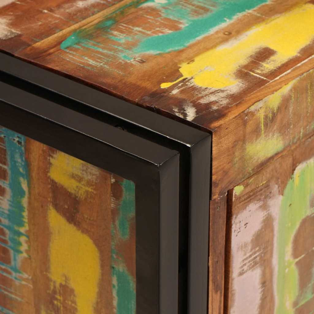 Dulap pentru chiuvetă de baie Lemn masiv recuperat și fier GartenMobel Dekor