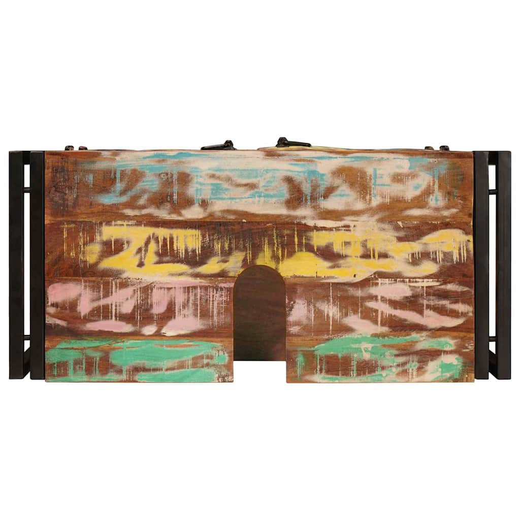 Dulap pentru chiuvetă de baie Lemn masiv recuperat și fier GartenMobel Dekor