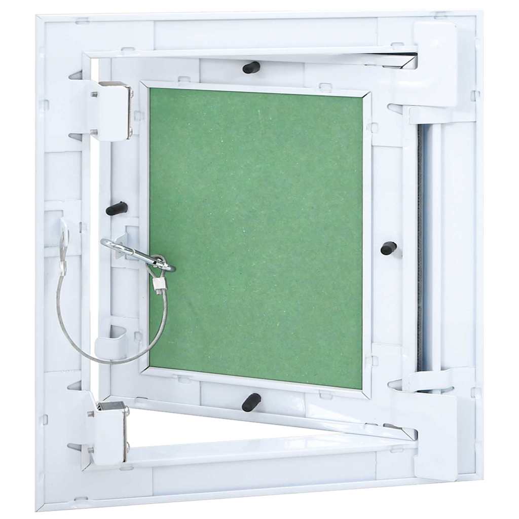 Panou de acces Alb 30 x 30 cm Aluminiu și Plăci de Gips GartenMobel Dekor