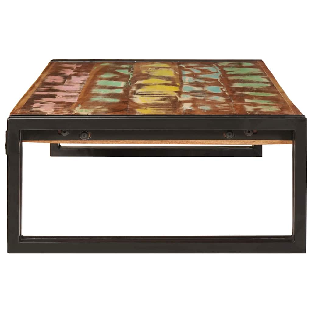 Raft pentru baie 100 x 50 x 23 cm Lemn masiv de mango și fier GartenMobel Dekor