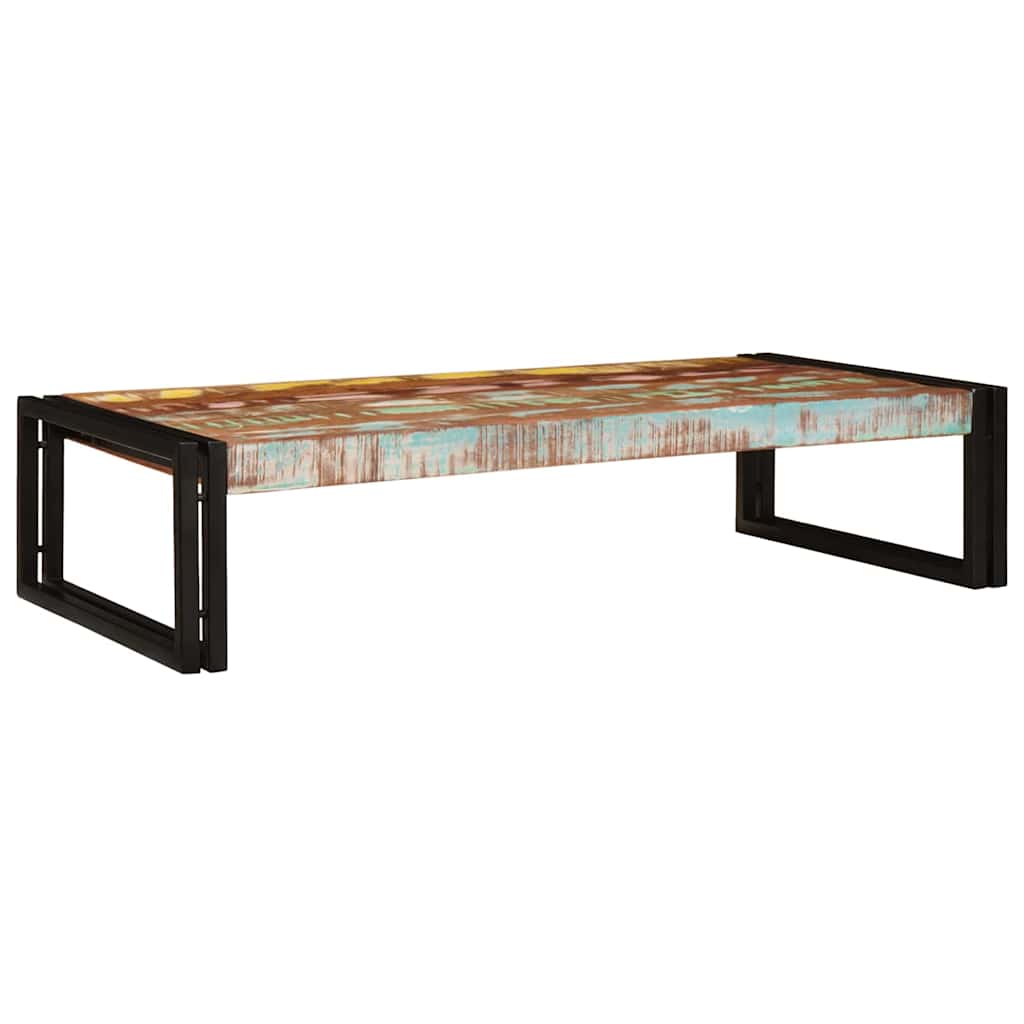 Raft pentru baie 100 x 50 x 23 cm Lemn masiv de mango și fier GartenMobel Dekor