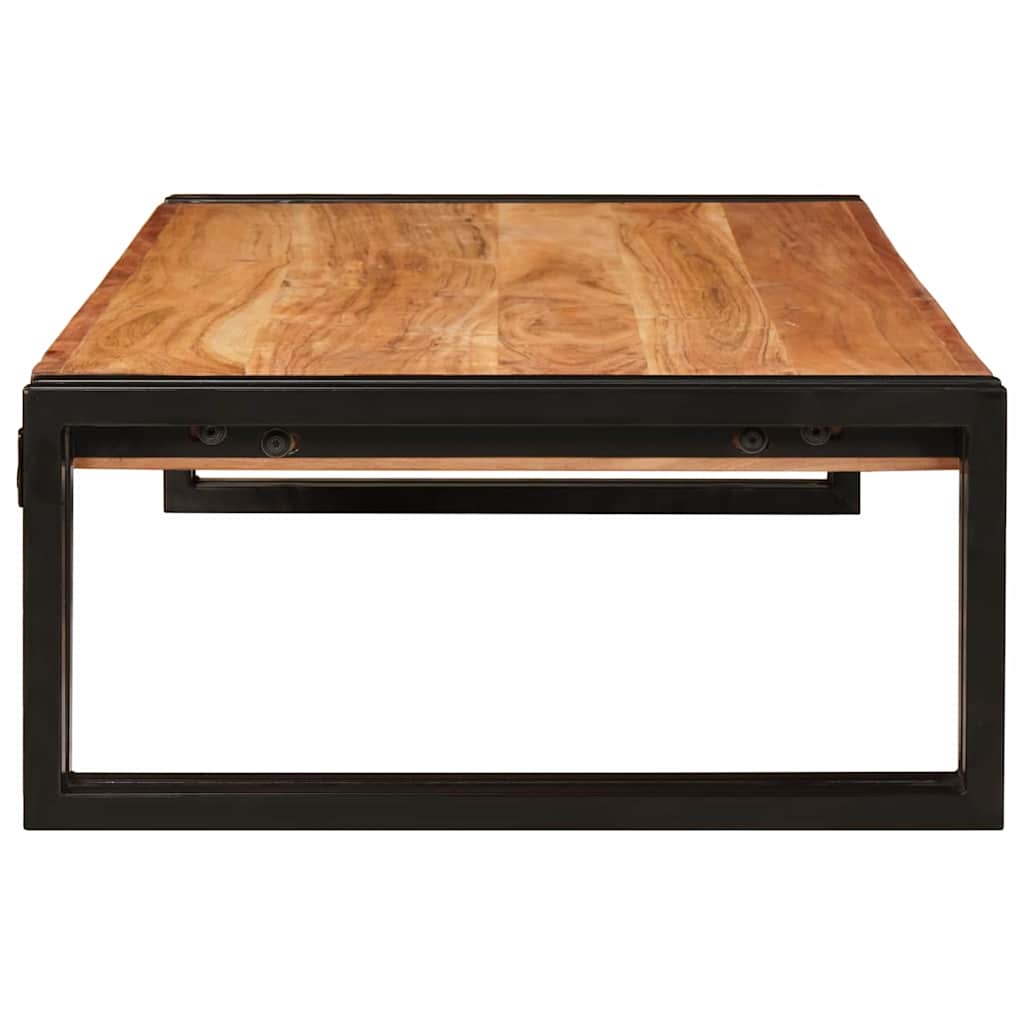 Raft pentru baie 100 x 50 x 23 cm Lemn masiv de mango și fier GartenMobel Dekor