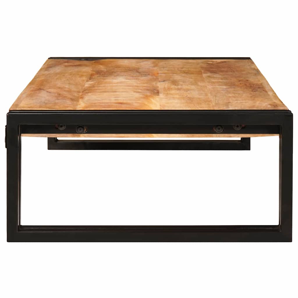 Raft pentru baie 100 x 50 x 23 cm Lemn masiv de mango și fier GartenMobel Dekor