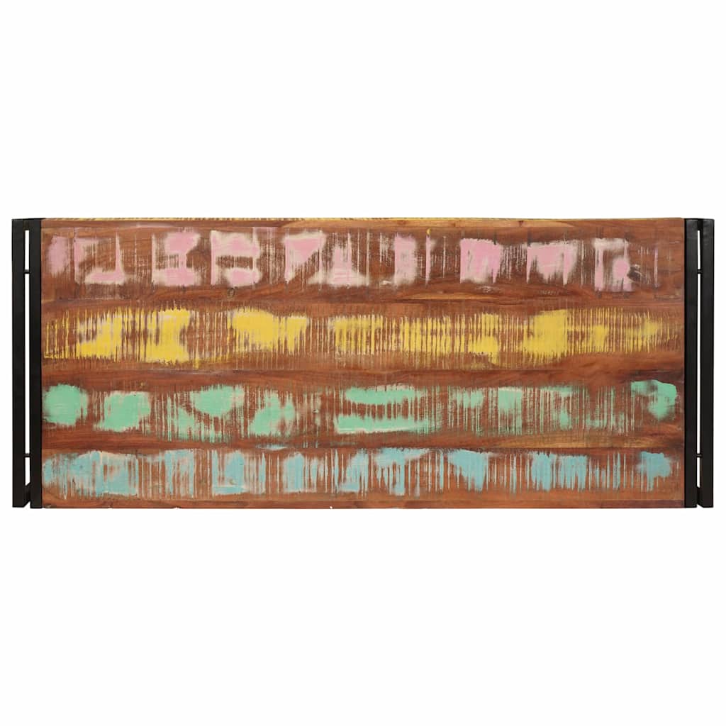 Raft pentru baie 120 x 50 x 23 cm Lemn masiv de mango și fier GartenMobel Dekor