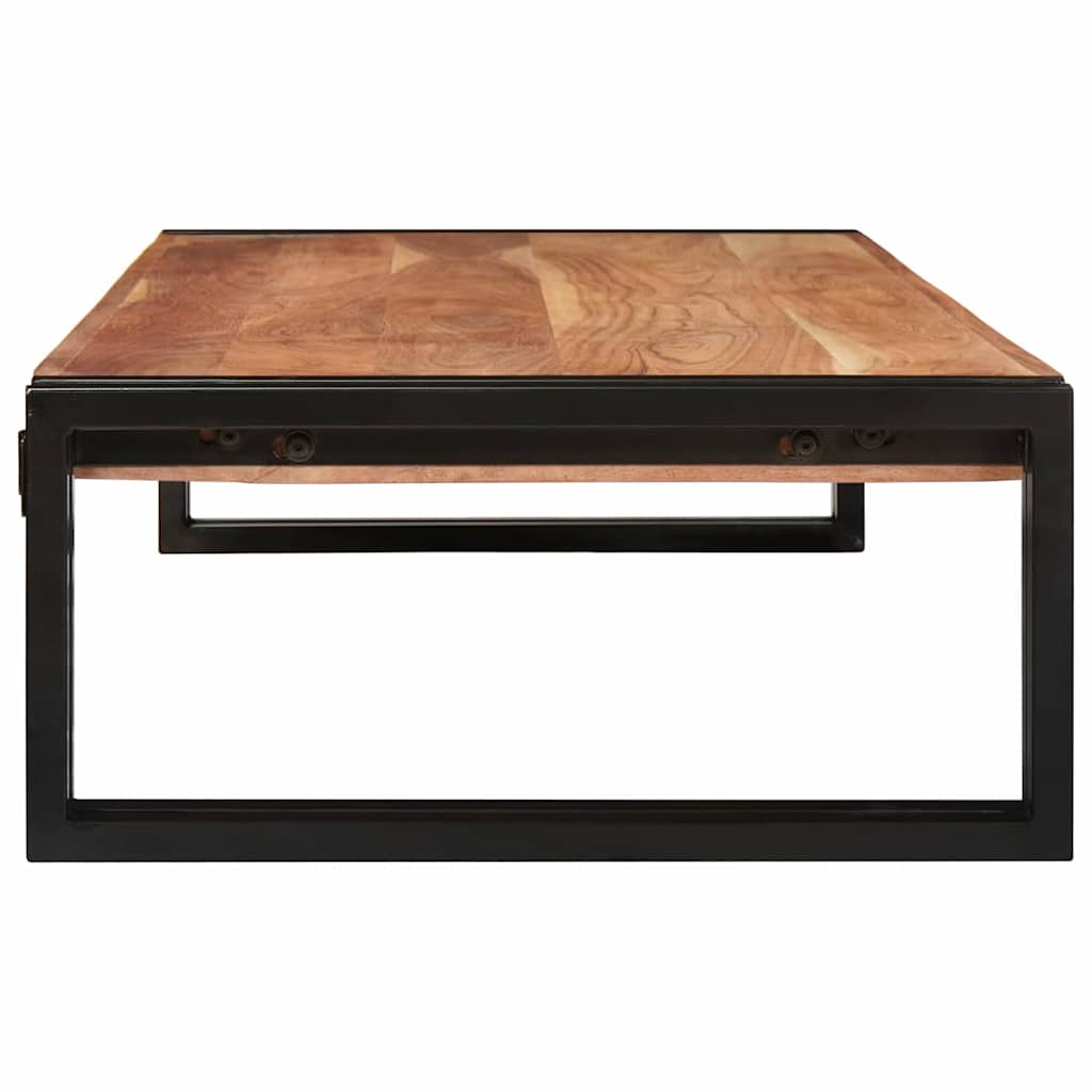 Raft pentru baie 120 x 50 x 23 cm Lemn masiv de mango și fier GartenMobel Dekor