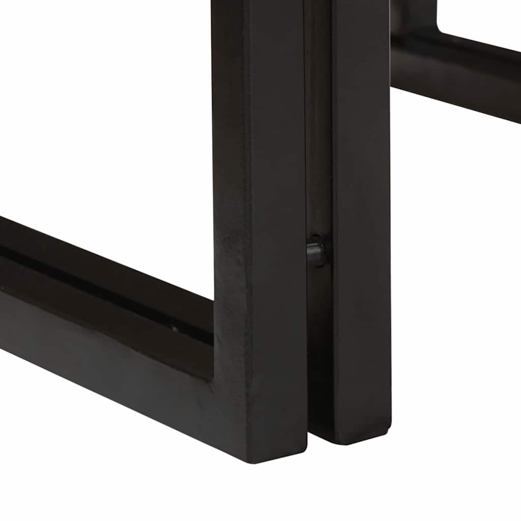 Raft pentru baie 40 x 50 x 23 cm Lemn masiv de mango și fier GartenMobel Dekor