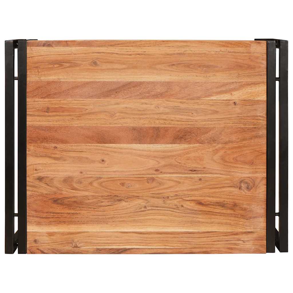 Raft pentru baie 65 x 50 x 23 cm Lemn masiv de mango și fier GartenMobel Dekor