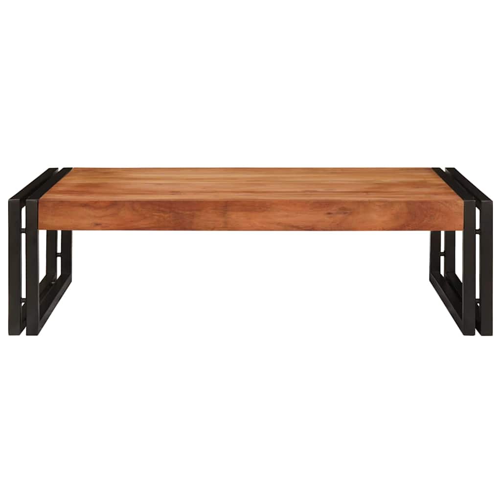 Raft pentru baie 80 x 50 x 23 cm Lemn masiv de mango și fier GartenMobel Dekor