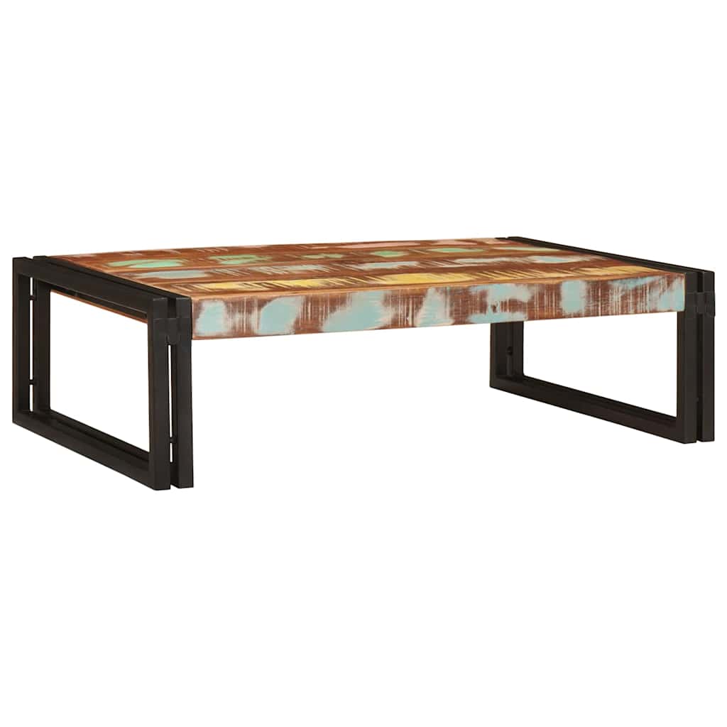 Raft pentru baie 80 x 50 x 23 cm Lemn masiv de mango și fier GartenMobel Dekor