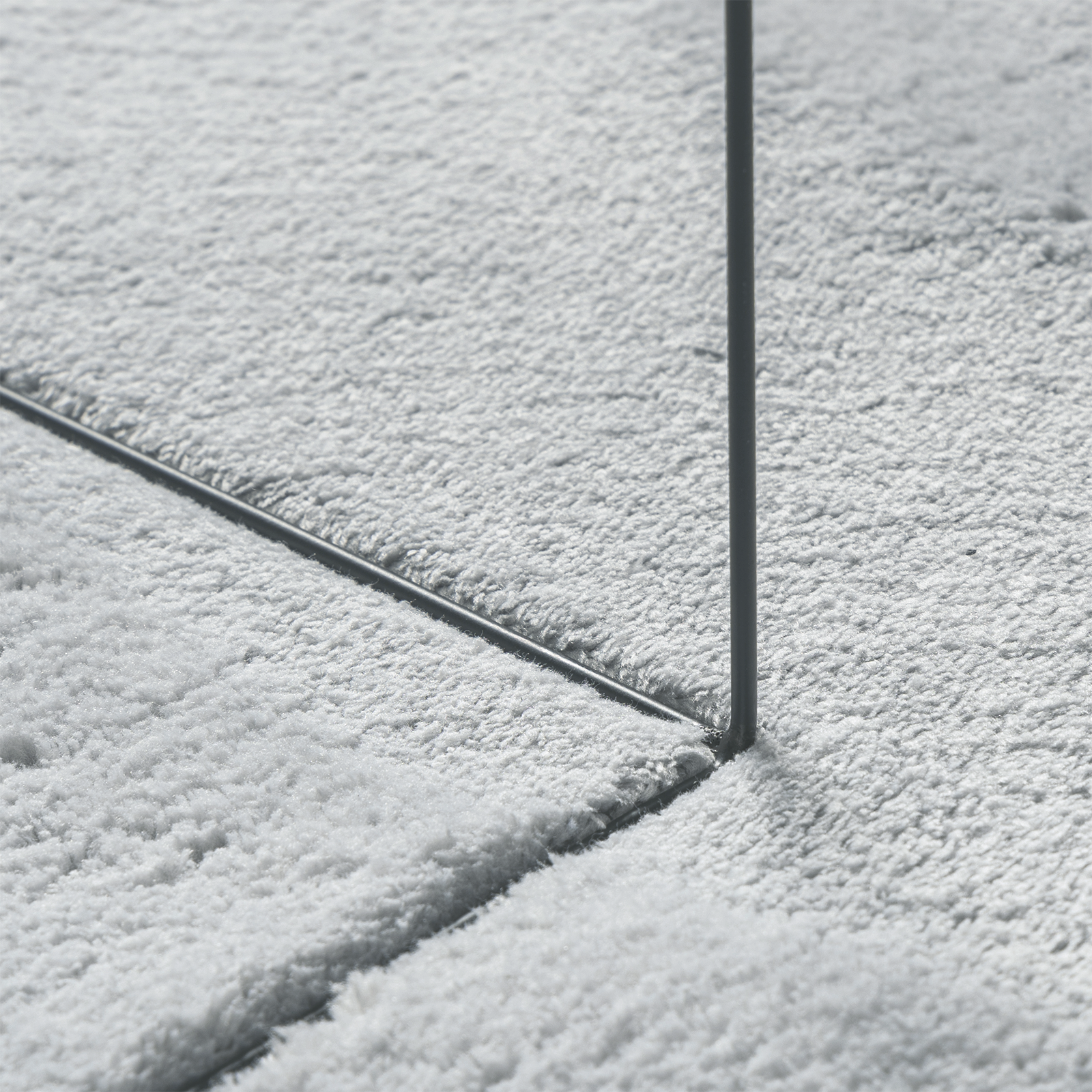 Covor HUARTE Gri 160 x 230 cm Poliester GartenMobel Dekor