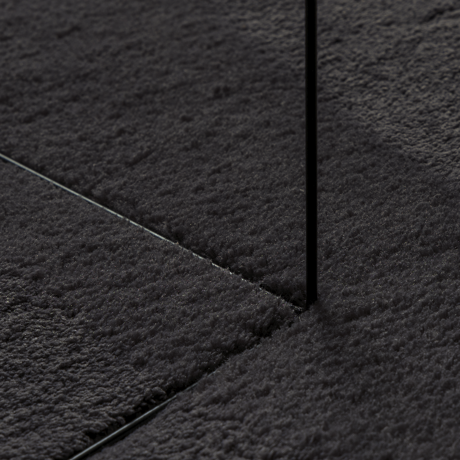 Covor HUARTE Negru 160 x 230 cm Poliester GartenMobel Dekor