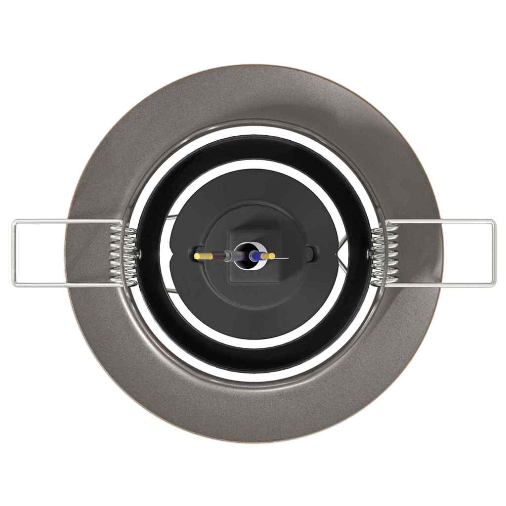 Spotlights cu lumina reflectoarelor 12 pcs Alamă 9 x 9 cm Metal GartenMobel Dekor