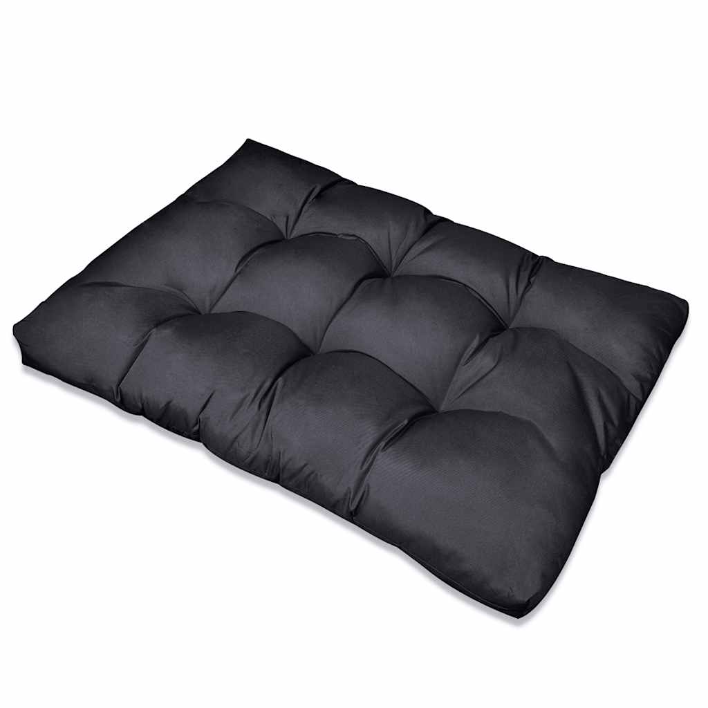 Perna pentru canapea pe palet 13 pcs Negru 120 x 80 x 10 cm GartenMobel Dekor