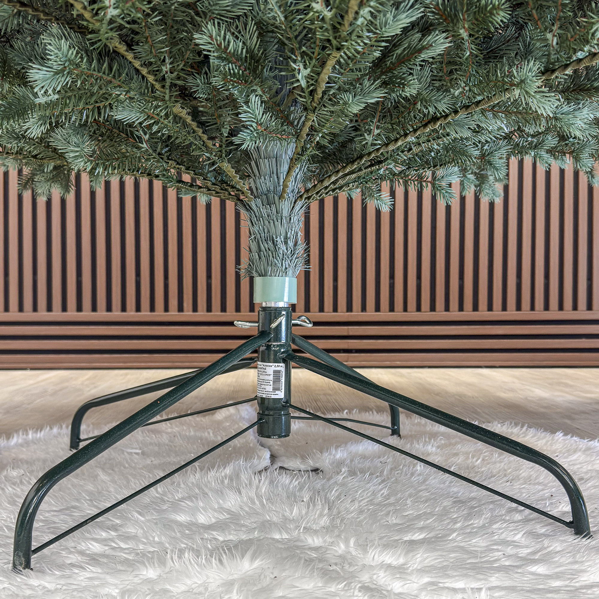 Brad artificial Christmas Deluxe by Sersimo, Alaska Select verde argintiu, integral 3D, 300 cm Household NewTrend
