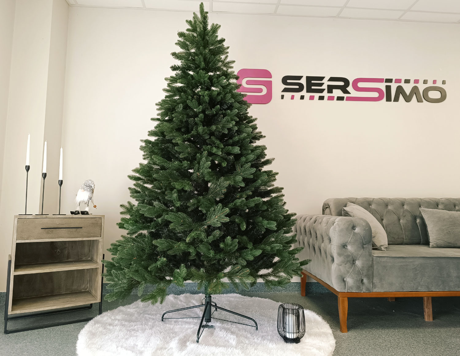 Brad artificial Christmas Deluxe by Sersimo, Belgia, 2D+3D, 180cm Household NewTrend