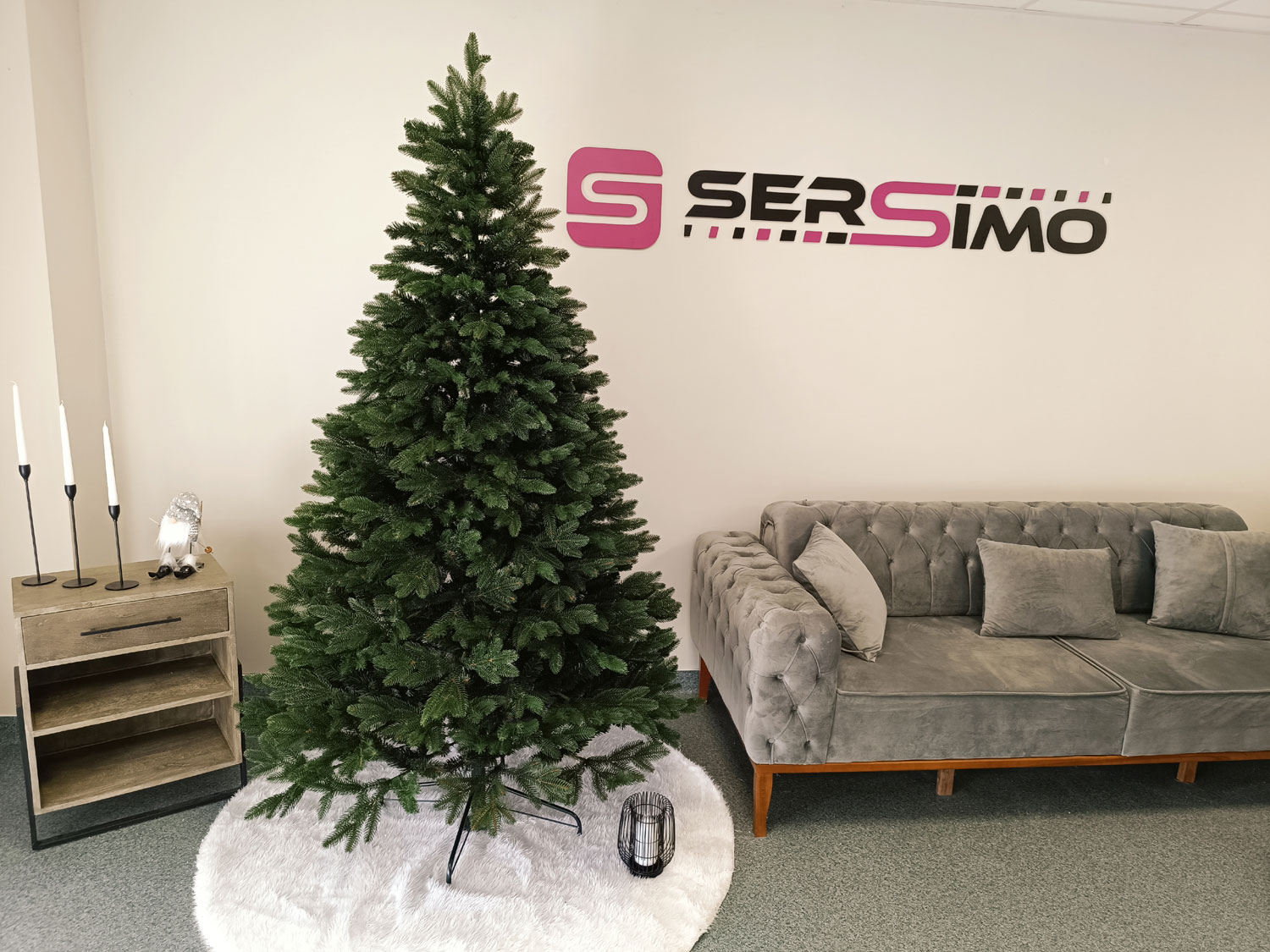 Brad artificial Christmas Deluxe by Sersimo, Belgia, 2D+3D, 180cm Household NewTrend