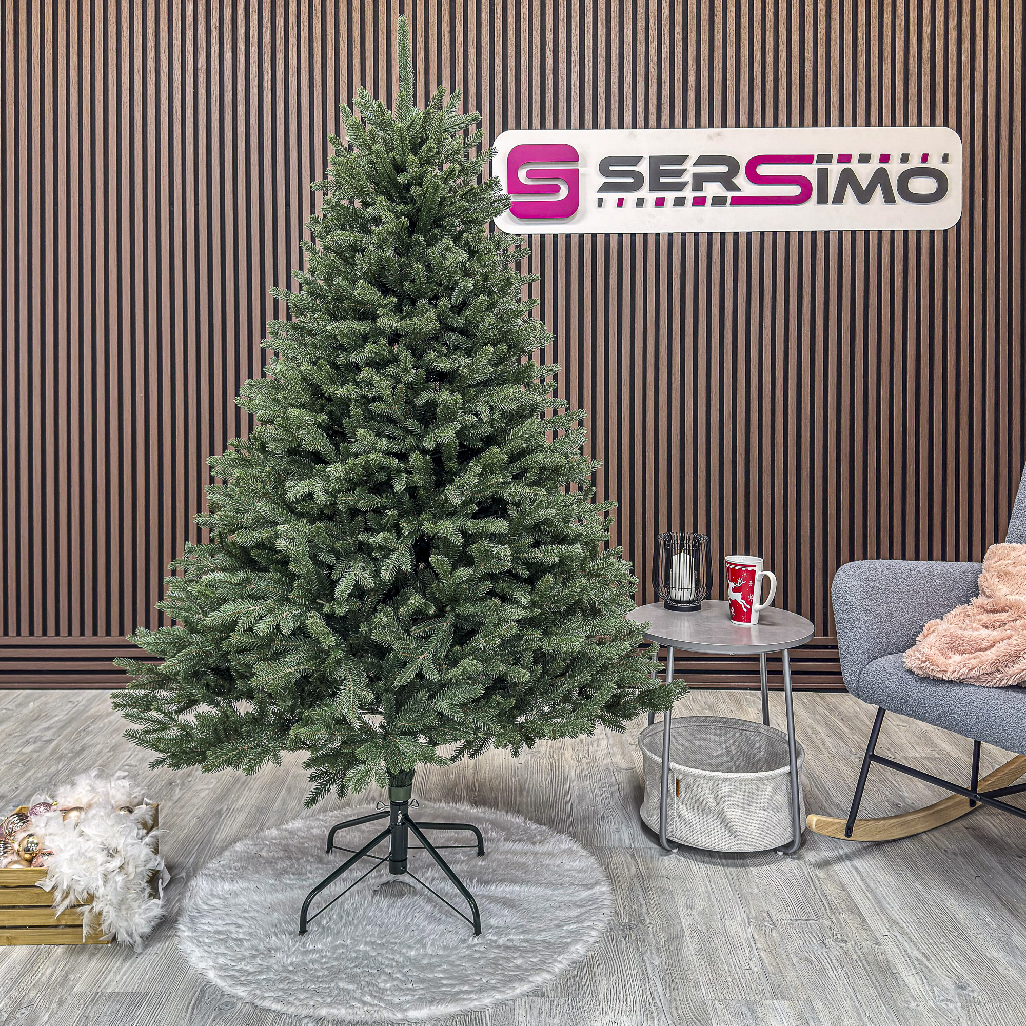 Brad artificial Christmas Deluxe by Sersimo, Alpin Select, integral 3D, 180cm Household NewTrend