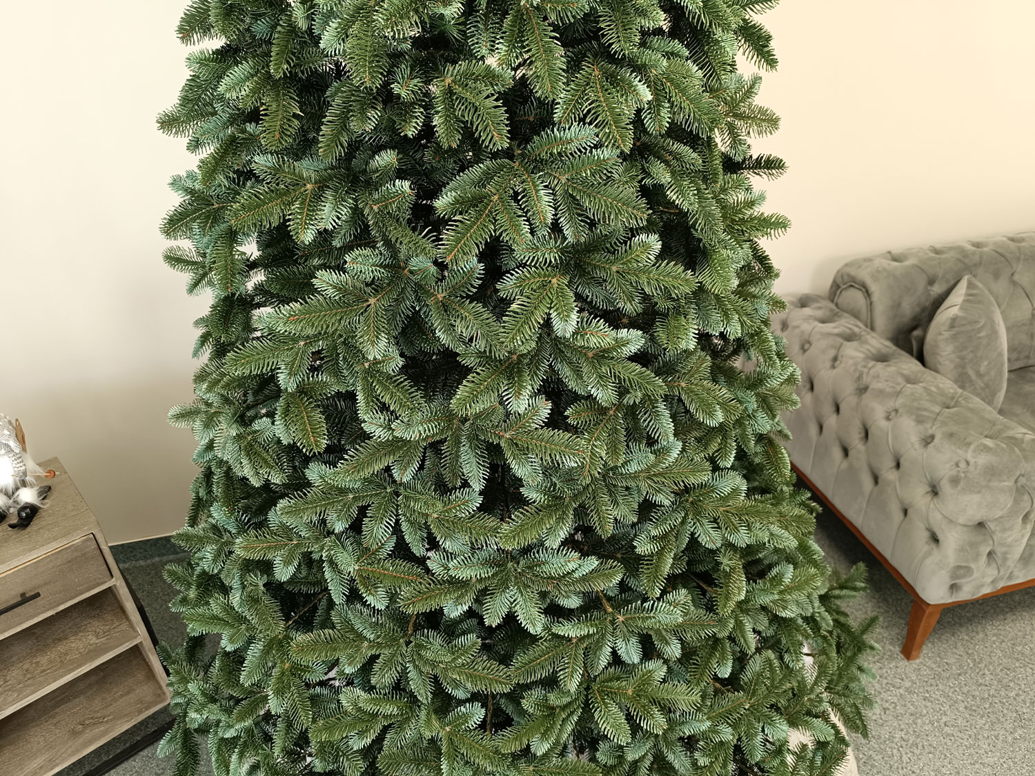 Brad artificial Christmas Deluxe by Sersimo, Canada argintiu, 3D, 230cm Household NewTrend