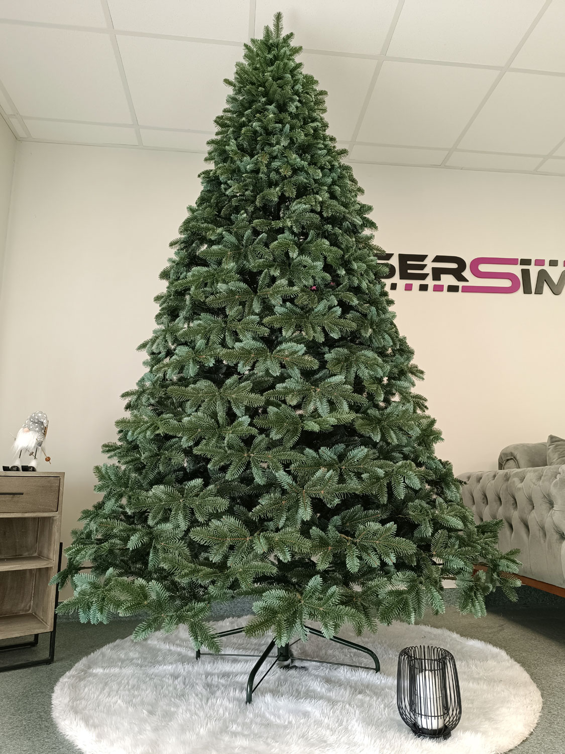 Brad artificial Christmas Deluxe by Sersimo, Canada argintiu, 3D, 230cm Household NewTrend