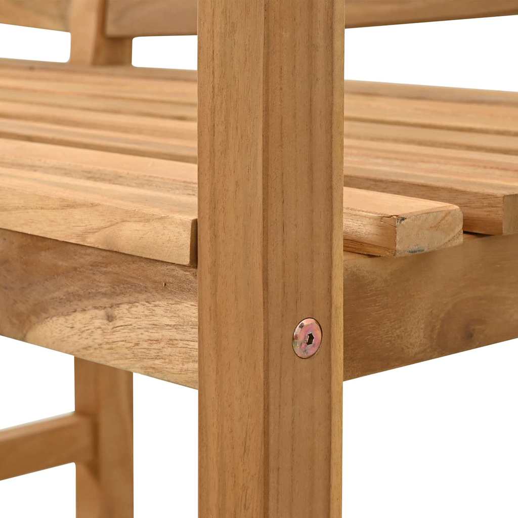 Bancă de grădină Maro 120 x 53.5 x 85 cm Lemn masiv de tec GartenMobel Dekor