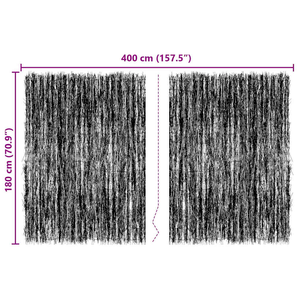 Gard din mărăciniș Maro 400 x 180 cm Buclă GartenMobel Dekor
