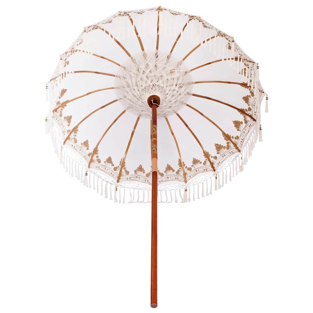 Parasol Balinez Crem 185 x 185 x 260 cm GartenMobel Dekor