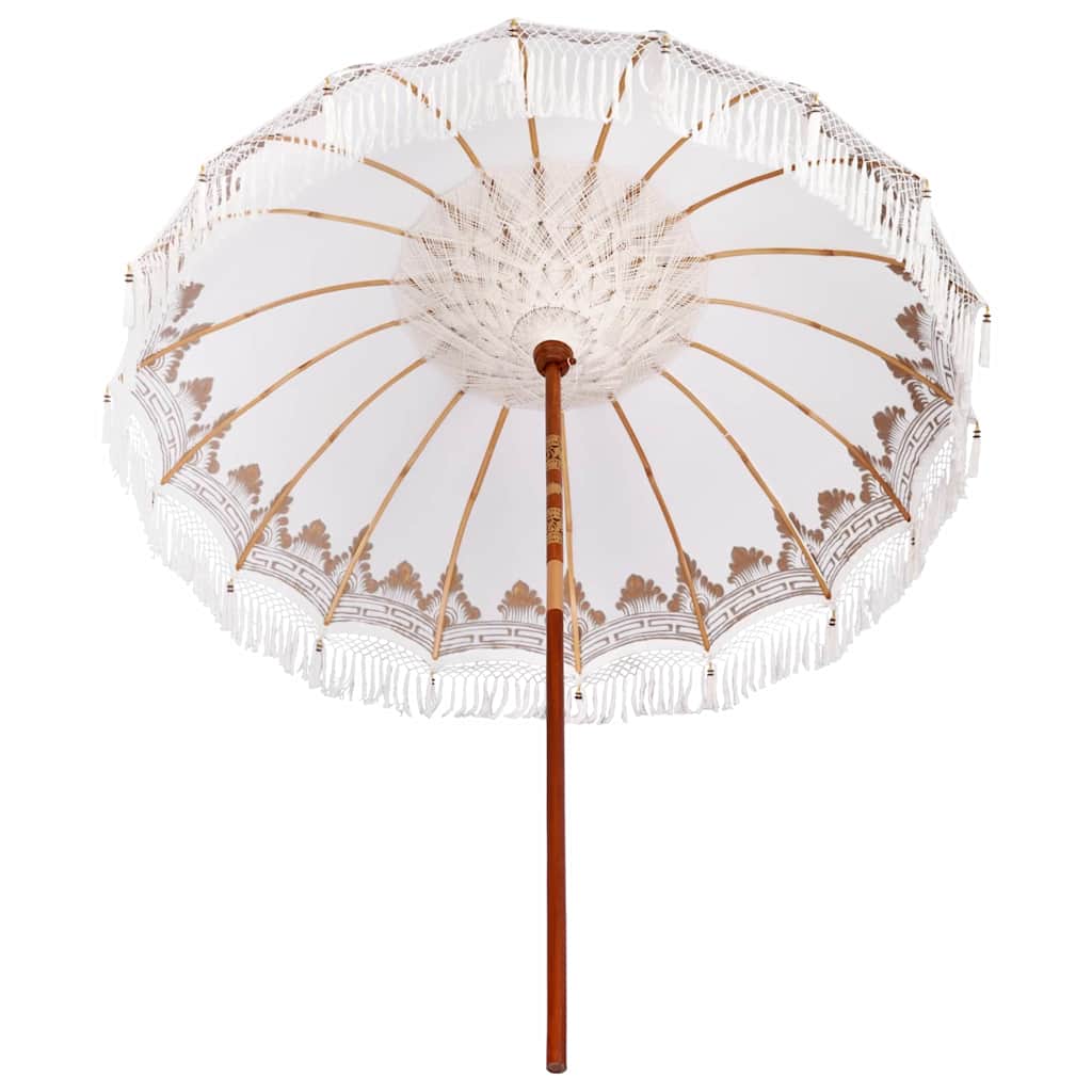 Parasol Balinez Crem 215 x 215 x 260 cm GartenMobel Dekor