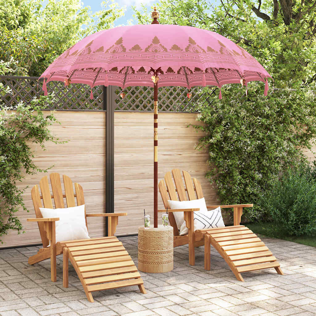 Parasol Balinez Roz 215 x 215 x 260 cm GartenMobel Dekor