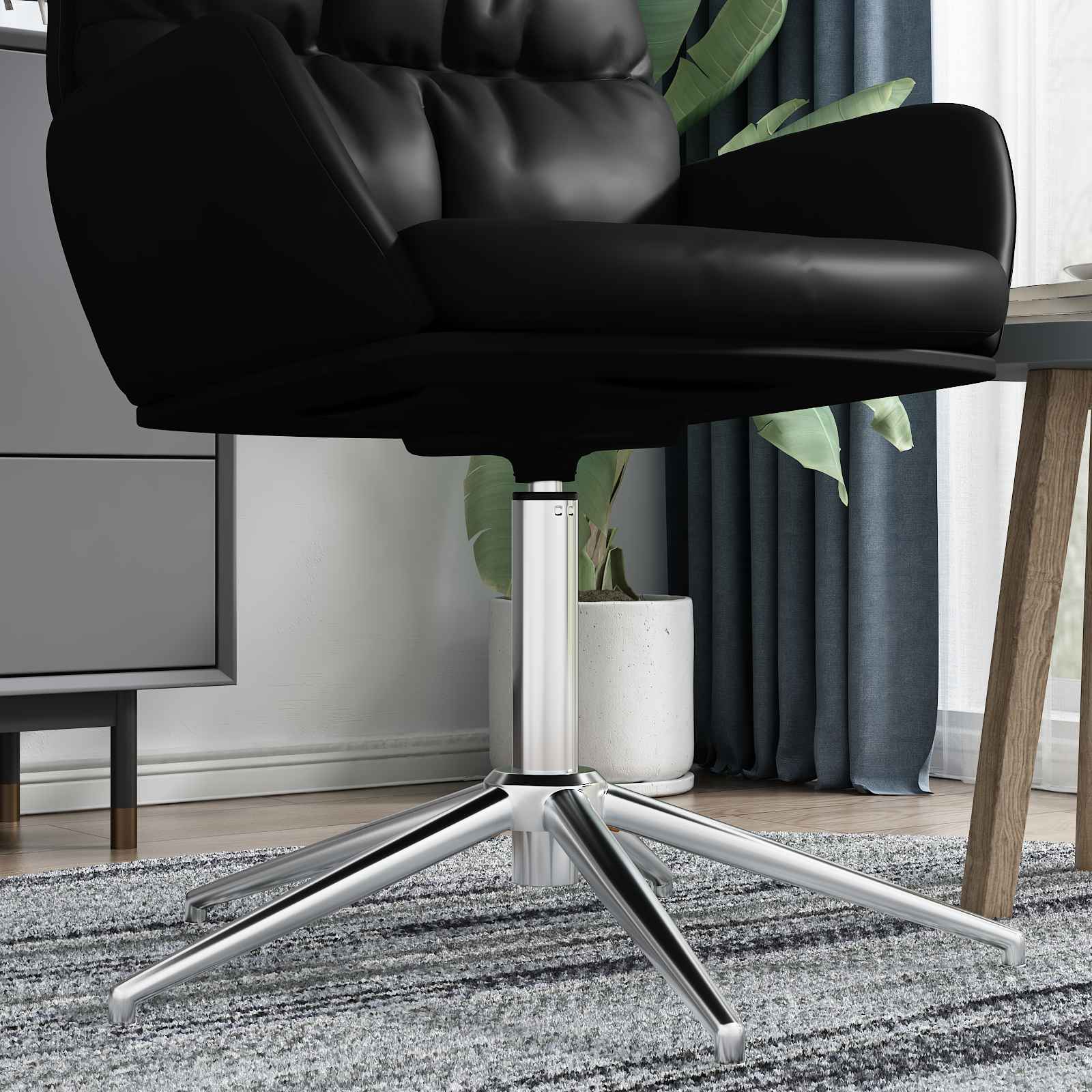 Cilindru de Gaz pentru Scaun de Birou Crom 15,5 cm Fier GartenMobel Dekor