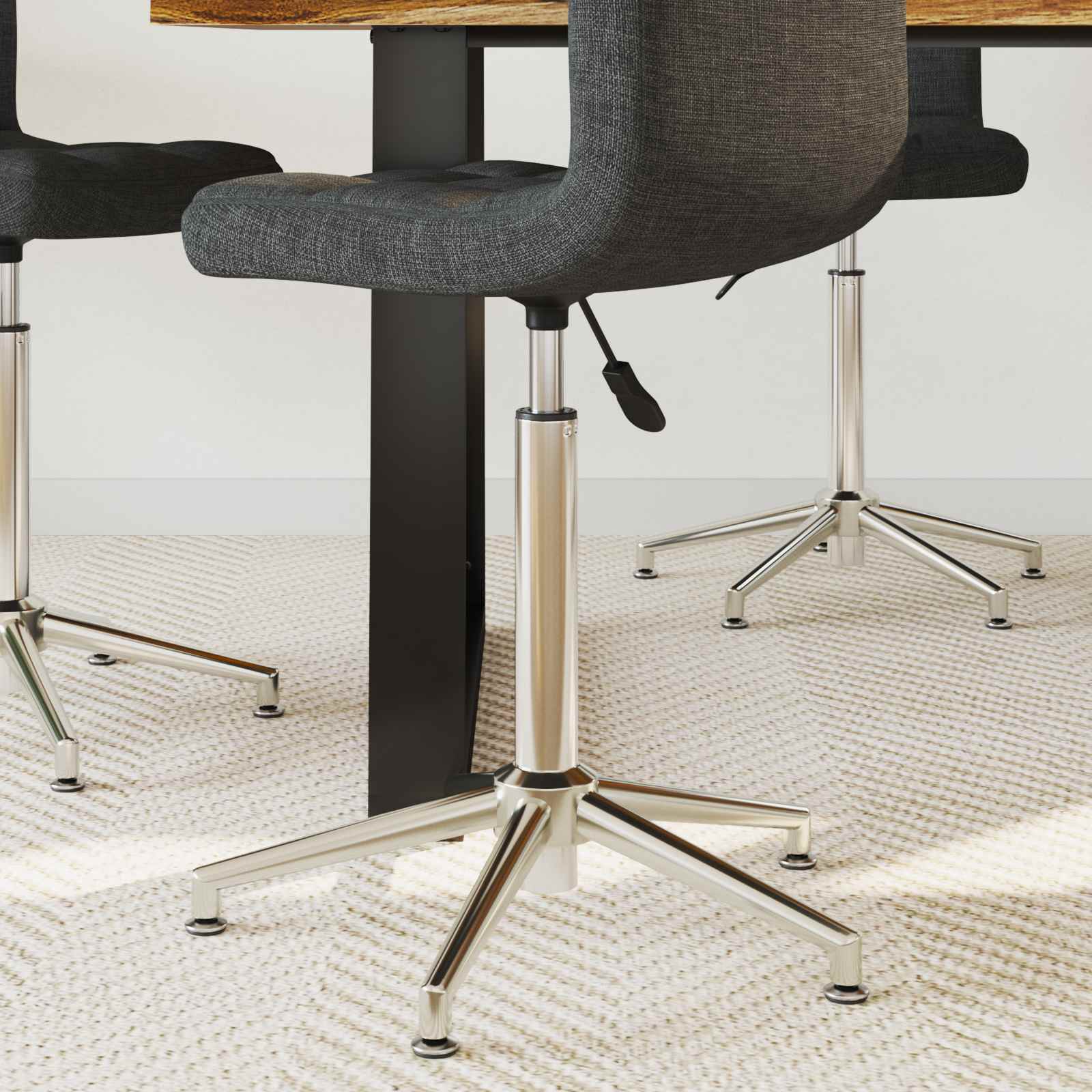 Cilindru de Gaz pentru Scaun de Birou Crom 21,5 cm Fier GartenMobel Dekor