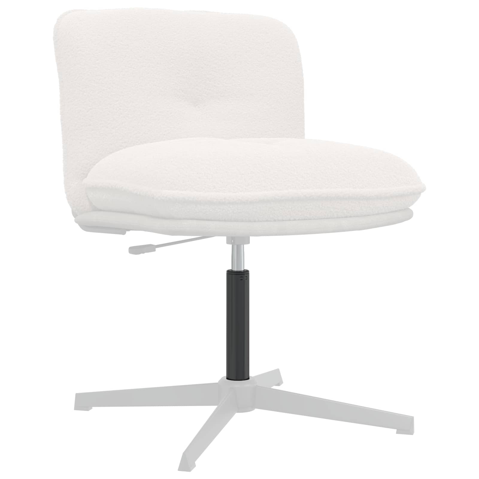 Cilindru de Gaz pentru Scaun de Birou Negru 18,5 cm Fier GartenMobel Dekor