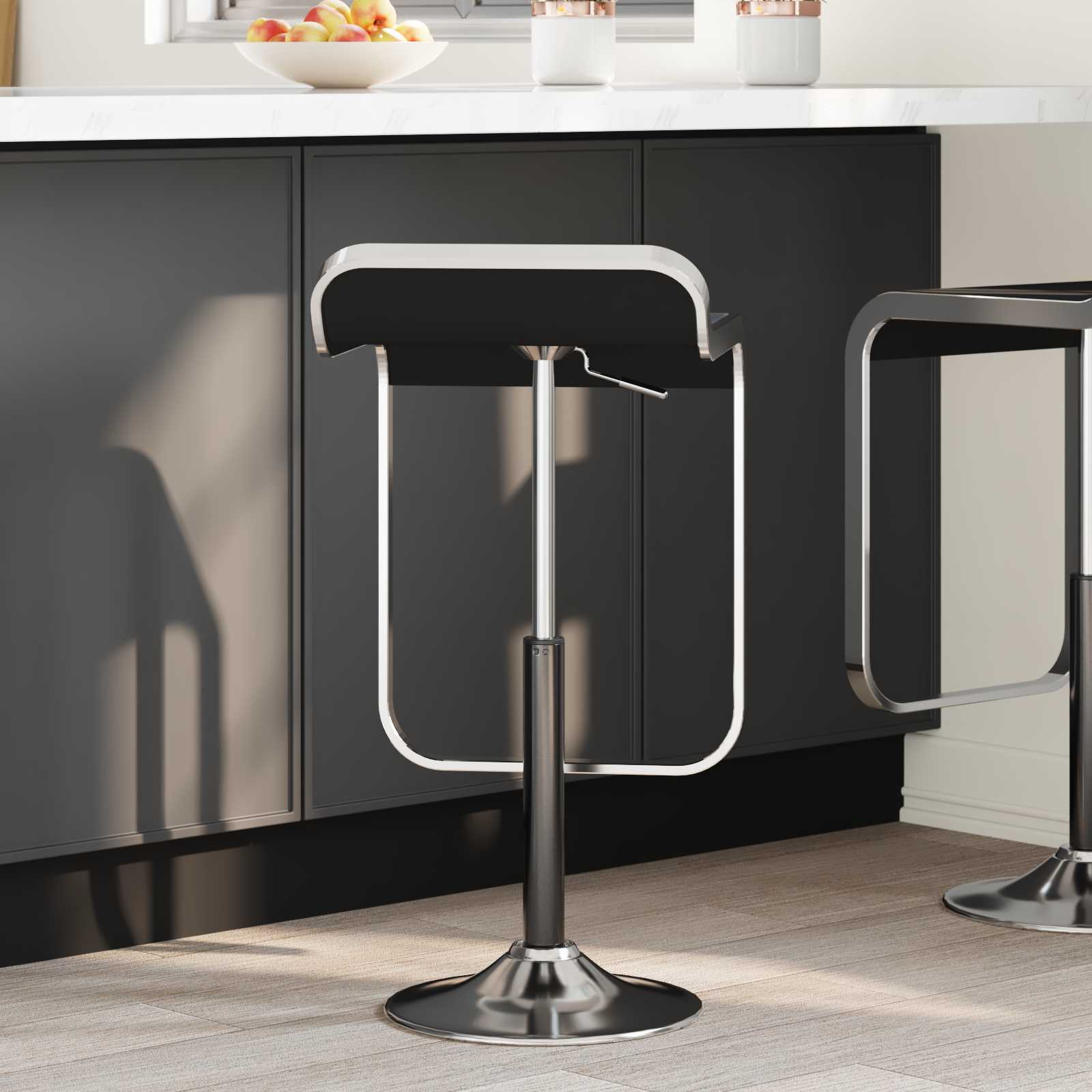 Cilindru de Gaz pentru Scaun de Birou Negru 21,5 cm Fier GartenMobel Dekor